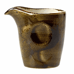 Молочник «Крафт Браун» фарфор 85мл D=58,H=72,L=75мм коричнев.