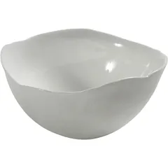 Salad bowl “Perfect Imperfection”  bone porcelain  D=110, H=45mm  white