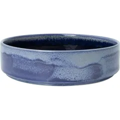 Тарелка «Аврора Везувиус Ляпис» с бортом фарфор D=202,5,H=54мм синий,голуб.