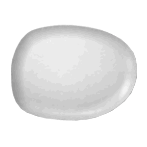 Тарелка «Исола» мелкая фарфор ,H=22,L=320,B=240мм белый