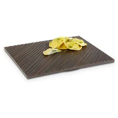 Rectangular serving tray “Tiles”  plastic , L=32.5, B=26.5 cm  wood.