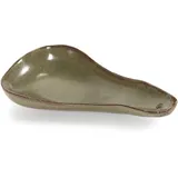 Ложка для комплимента «Мерси» керамика ,L=13см зелен.