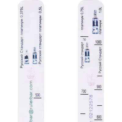 Линейка барная «Русский Стандарт Платинум» 0.375, 0.5, 0.7, 1л, изображение 2