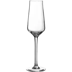 Flute glass “Revil up”  chrome glass  210 ml  D=45/70, H=234mm  clear.