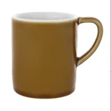 Кружка «Бонд» фарфор 300мл D=85,H=100,L=115мм горчич.