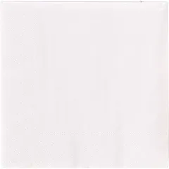 Салфетки бумажные трехслойные 25*25см[20шт] бум. салфет. ,H=2,L=13,B=13см белый