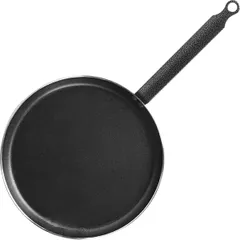 Сковорода для блинов «Клас Шеф» алюмин.,тефлон D=24,H=2,L=45см синий,черный, изображение 4