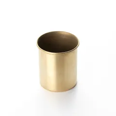 Подставка для столовых приборов «Брасс» латунь D=8,H=10см золотой