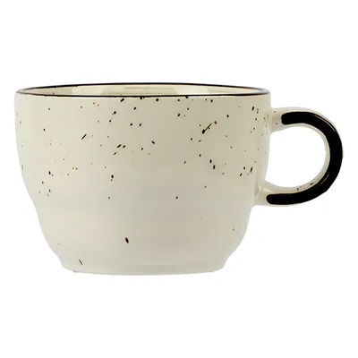 Чашка чайная «Пастораль» фарфор 190мл D=85/55,H=55мм серый, Цвет: Серый, изображение 5