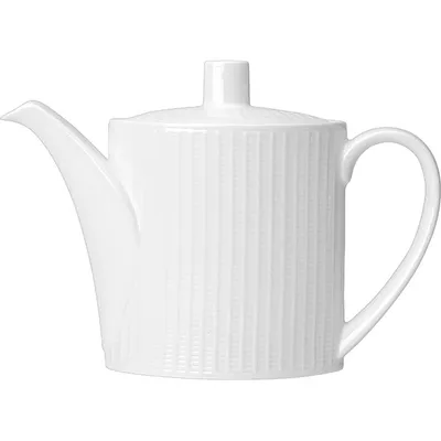 Чайник заварочный «Виллоу» с крышкой фарфор 455мл белый
