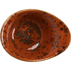 Салатник «Крафт Терракота» фарфор 125мл ,H=55,L=130,B=95мм терракот, изображение 2