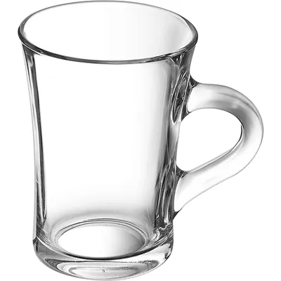 Кружка стекло 230мл ,H=106,L=115,B=73мм прозр., изображение 2