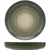 Тарелка глубокая «Дестино Грин» керамика D=215,H=35мм тем.зелен.