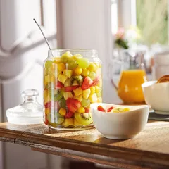 Банка «Клаб» круглая с крышкой стекло 2л D=11,5,H=24см прозр., изображение 2