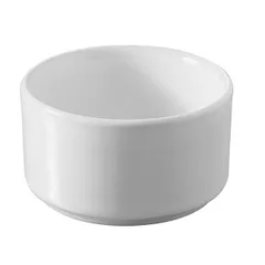 Baking dish porcelain 60ml D=65,H=35mm white