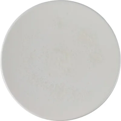 Тарелка «Космос» плоская керамика D=26см белый
