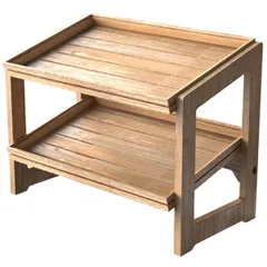 Витрина для выкладки 3 полки дуб ,H=44,1,L=57,4,B=32,3см