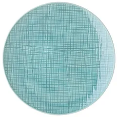 Тарелка «Меш Аква» фарфор голуб.