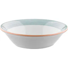 Salad bowl “Rio Green”  porcelain  D=16.5 cm  white, green.