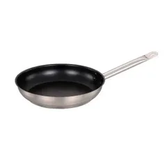 Сковорода с антипригарным покрытием сталь нерж. 1,2л D=20,H=5см металлич.,черный