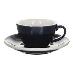 Кофейная пара «Эгг» фарфор 150мл D=90/145,H=50,L=110мм синий