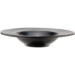 Тарелка для пасты «Фобос» керамика D=28,5см черный,синий, изображение 2