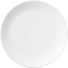 Plate “Cope White” small  bone porcelain  D=27cm  white