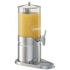 Dispenser for cold drinks with mixing system 5l ,H=35.5,L=48,B=22cm 120w metallic,prose