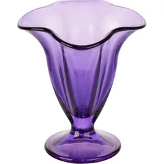 Ice creamer “Enjoy”  glass  170 ml  D=113/70, H=130mm  violet.