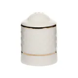 Солонка «Афродита» фарфор 60мл D=4,H=6см белый,золотой