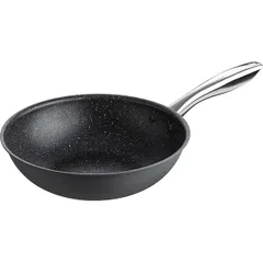 Frying pan “Wok” “Whitford”  cast aluminum, stainless steel  3.5 l  D=28, H=8 cm  graphic, black