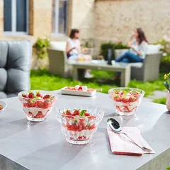 Креманка «Маэва Дотс» стекло 350мл D=120,H=74мм прозр., изображение 3