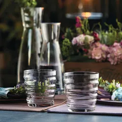 Олд фэшн (стакан) «Рифлесси» стекло 300мл D=82,H=88мм серый, изображение 3