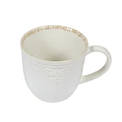 Кружка «Мотив. Солнце» керамика 360мл D=95,H=98мм белый,кремов., изображение 2