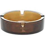 Пепельница тонированная стекло D=116,H=34мм коричнев.