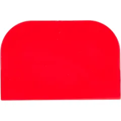Шпатель кондитерский[10шт] пластик ,H=10,L=145,B=100мм красный