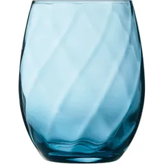 Old fashion "Arpage color" glass 350ml D=81,H=102mm blue