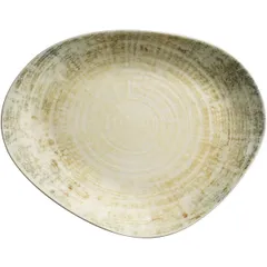 Тарелка «Нанокрем Бейж» фарфор D=30см бежев.