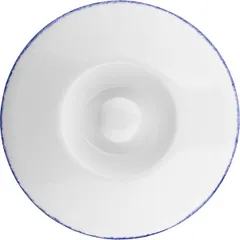 Крышка для бульонной чашки «Блю дэппл» 17 100 828 фарфор D=13см белый,синий, изображение 3