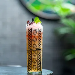 Хайбол (стакан) «Кахико Зомби» стекло 400мл D=60,H=177мм черный,прозр., изображение 2