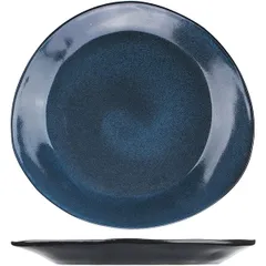 Plate “Milky Way blue”  porcelain , L=28, B=25.5 cm  blue, black