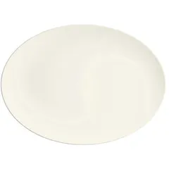 Dish “Purity” oval  porcelain ,H=26,L=370,B=272mm white