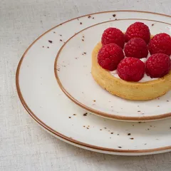 Тарелка «Париж» фарфор D=21см белый,коричнев., Диаметр (мм): 210, изображение 4