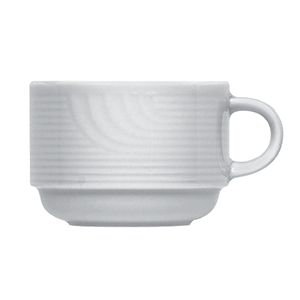 Чашка чайная «Карат» фарфор 180мл D=79,H=57,L=100мм белый, Объем по данным поставщика (мл): 180