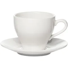 Чайная пара «Кунстверк» фарфор 200мл D=85/137,H=80мм белый