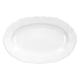 Блюдо «Флер Бьянко» овальное фарфор ,L=35,B=22см белый