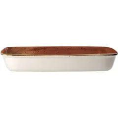 Rectangular baking dish “Kraft Terracotta”  porcelain  2.27 l , H=55, L=305, B=255mm  terracotta