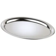 Oval tray “Caffehouse”  stainless steel , L=26.5, B=19.5 cm  silver.