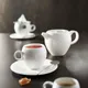 Блюдце «Нектар» для чашки L9603 фарфор D=12см айвори, изображение 5