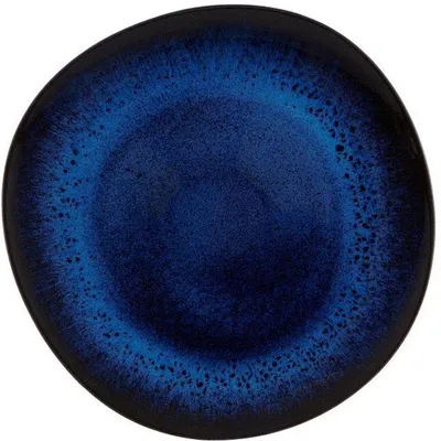 Тарелка керамика синий,черный, изображение 2